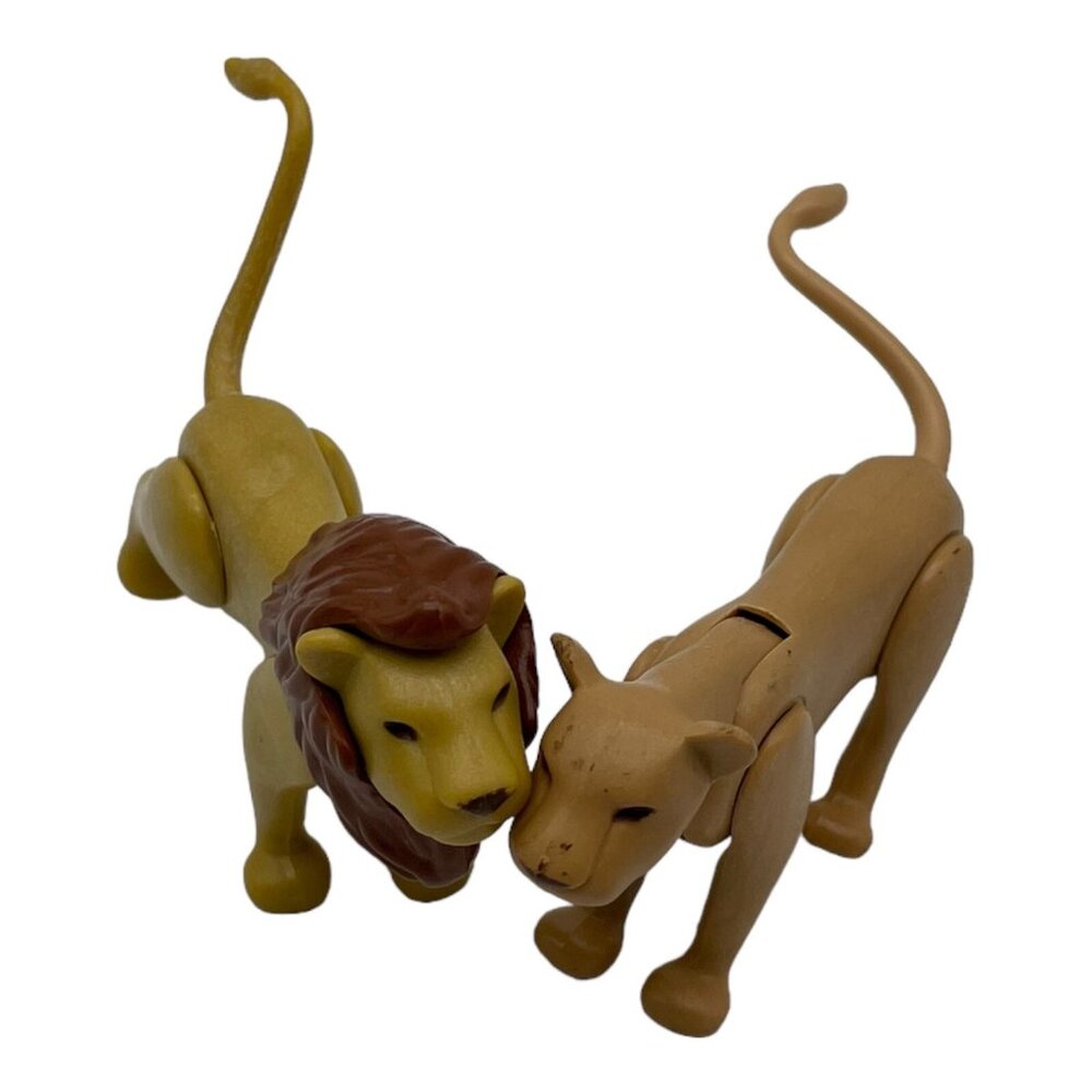 Playmobil Lion Zoo Animal Male and Female Lot of 2
